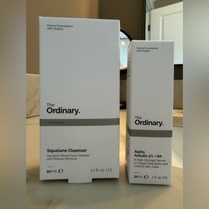 The Ordinary Squalane Cleanser & Alpha Arbutin 2% + HA Bundle